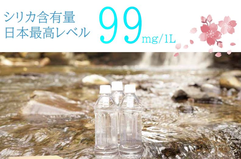 サクラシリカ水 500ml 本 2箱 送料無料 定期購入 馬刺しの桜屋